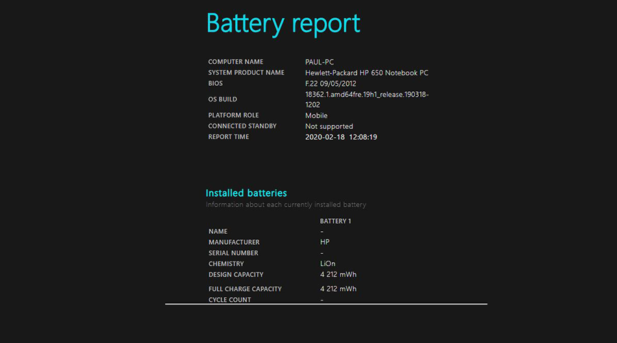 windows battery tracker